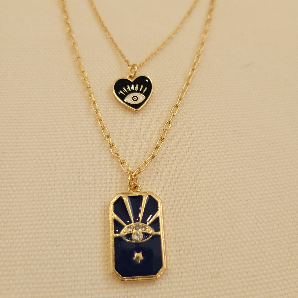 Protective Eye Double Necklace